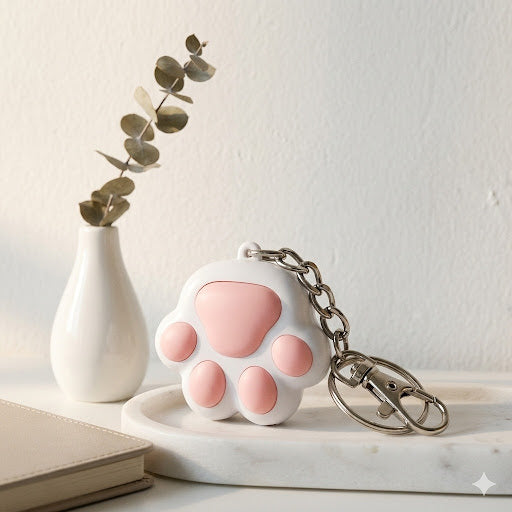 Cat Paw Portable Smart Laser Teaser Keychain