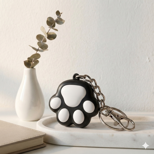Cat Paw Portable Smart Laser Teaser Keychain