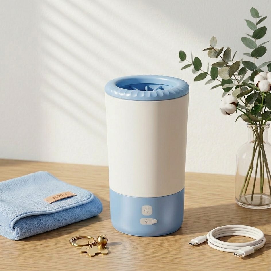 Minimalist Automatic Dog Paw Cleaner