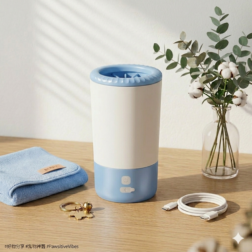 Minimalist Automatic Dog Paw Cleaner