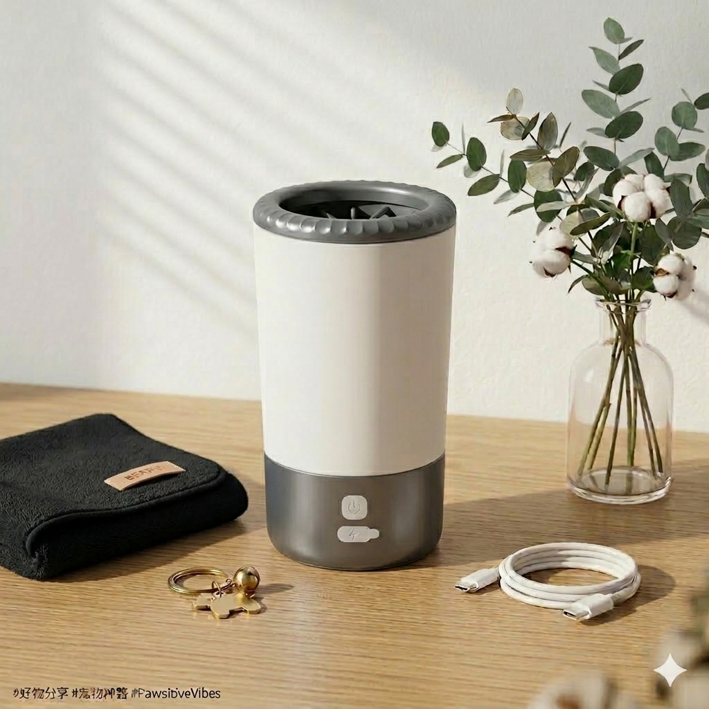 Minimalist Automatic Dog Paw Cleaner