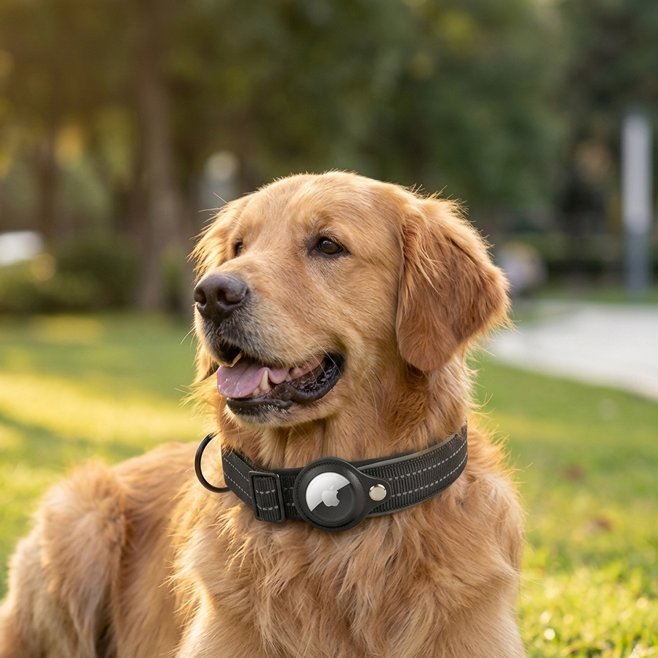 Minimalist Aesthetic AirTag Smart Tracking Pet Collar