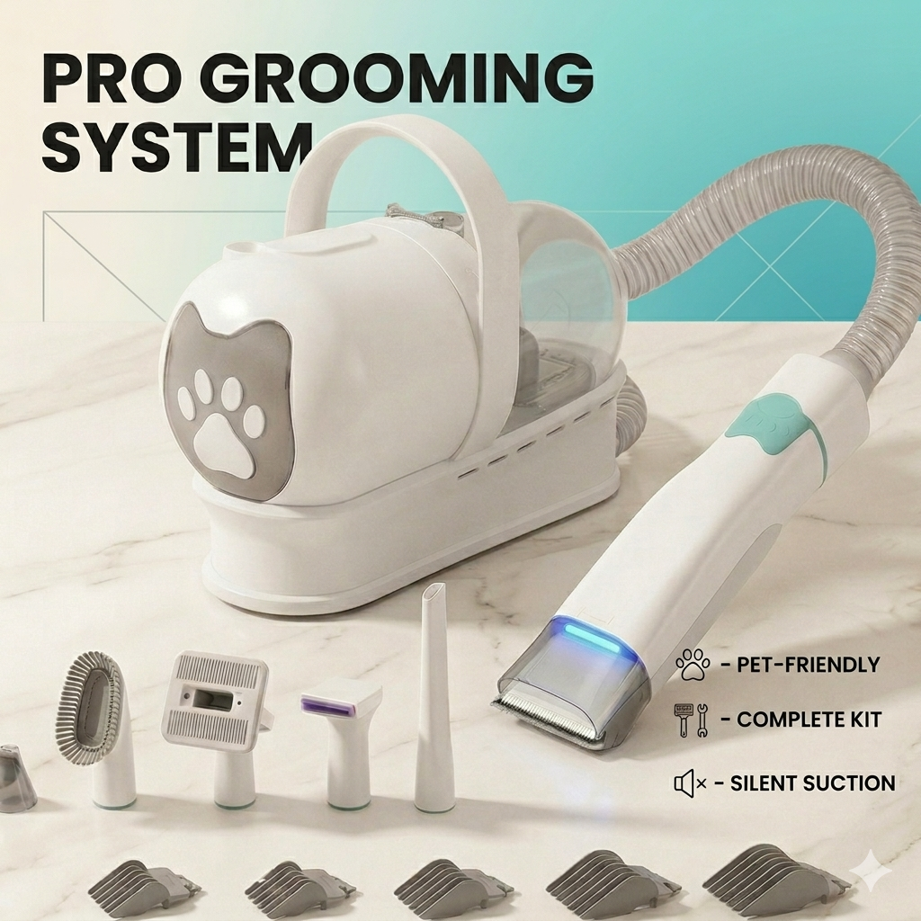 Minimalist Aesthetic Gravity Pet Dematting &amp; Deshedding Comb