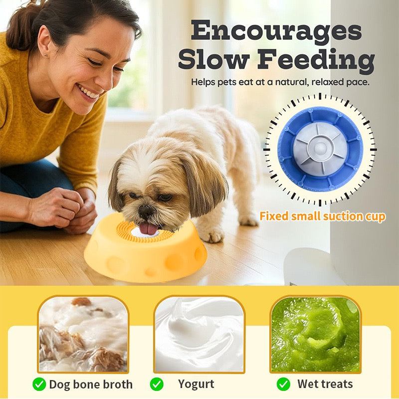 3-in-1 Suction Slow Feeder & Licking Mat Set